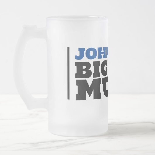 PERSONALISIERTE RUGGED MAN BIG TASSE (Links)