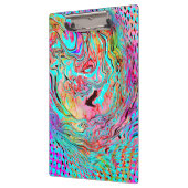 Personalisierte Ruhe Abstraktes Fluid Art Klemmbrett (Links)