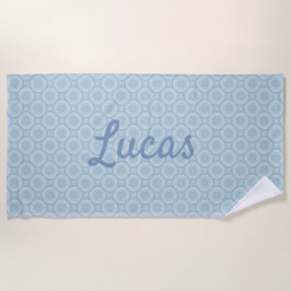 Personalisierte Ruhe Ocean Bubbles Beach Handtuch