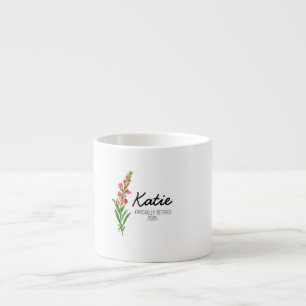 Personalisierte Ruhestand Geschenke für Frauen,Ruh Espressotasse