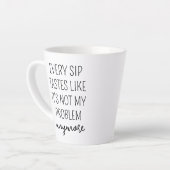 Personalisierte Ruhestand Kaffee Tasse, Happy Reti Milchtasse (Linke Ecke)