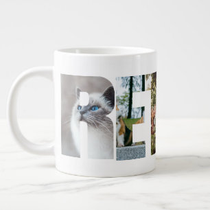 Personalisierte Ruhestands-Buchstaben individuell Jumbo-Tasse