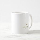 Personalisierte Ruhestandswünsche für Mitarbeiter Kaffeetasse (VorderseiteRechts)