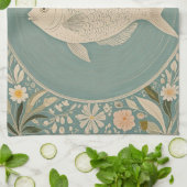 Personalisierte ruhige Tides Geschirrtuch (Gefaltet)