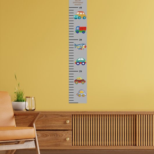 Personalisierte Ruler Growth Charts für Jungen Poster (Wohnzimmer 2)
