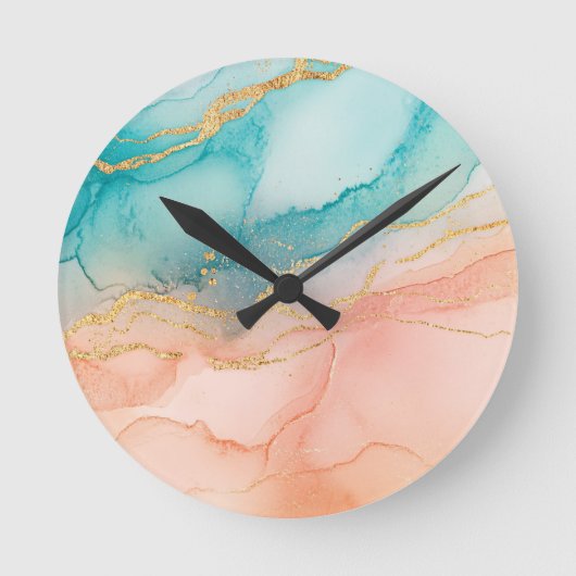 Personalisierte runde Uhr (Vorderseite)