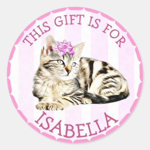 Personalisierte Runder Aufkleber