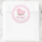 Personalisierte Runder Aufkleber (Tasche)