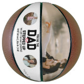 Personalisierte Rustikale Basketball-FotoCollage Basketball (Vertikal)