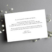 Personalisierte Rustikale Blumenhochzeit Dankeschö Einladung