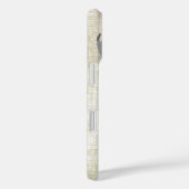 Personalisierte rustikale Hirsche Abstrakte Blumen Case-Mate iPhone Hülle (Rückseite / Rechts)