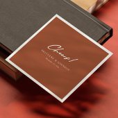 Personalisierte rustikale Hochzeit Napkins - Beifa Serviette