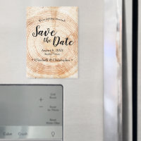 Personalisierte rustikale Hochzeit Speichern Sie d