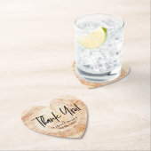 Personalisierte Rustikale Hochzeitstorte Vielen Da Untersetzer (Vor Ort)