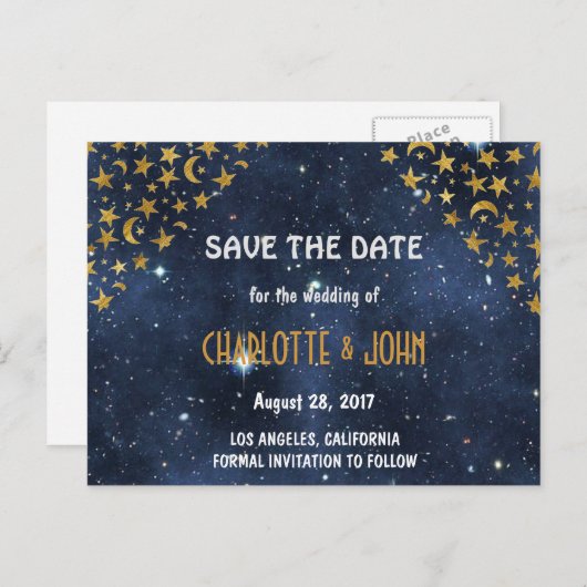 Personalisierte rustikale Save the Date Postkarten (Vorne/Hinten)