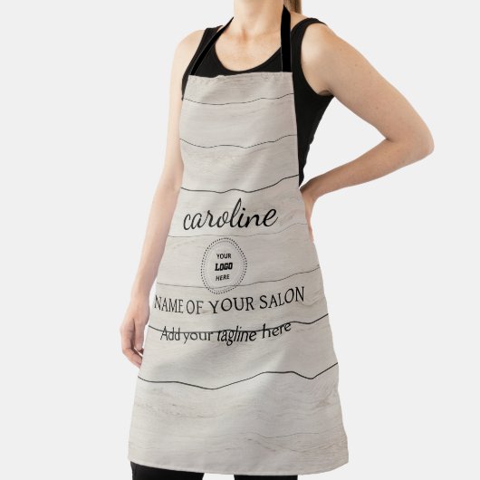 Personalisierte rustikale Schürze (InSitu)