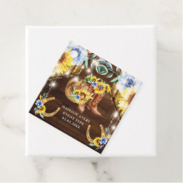 Personalisierte Rustikale Stiefel Geschenkanhänger