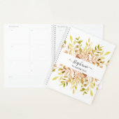 Personalisierte rustikale Wasserfarbe Planer (Anzeige)