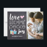 Personalisierte rustikale Weihnachtskarte Feiertagskarte<br><div class="desc">Die Einführung der "Chalkboard Charm", einer wunderschön gestalteten rustikalen und eleganten, flachen Weihnachtskarte, die das Wesen der Urlaubssaison erobert. Diese Karte ist der perfekte Weg, um Ihre festlichen Grüße zu senden, die Wärme der Erinnerungen mit der Freude der Ferien kombiniert. Die Karte ist mit einem atemberaubenden Chalkboard-Hintergrund versehen, was ihr...</div>