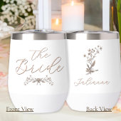 Personalisierte Rustikale Wildblumen