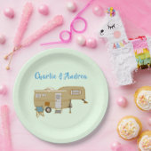 Personalisierte RV-Camping-Teller Pappteller (Party)