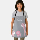 Personalisierte Safari Tiere Kinder Schürze (Insitu)