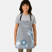 Personalisierte Safari-Tiere Kinder Schürze (Insitu)