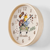 Personalisierte Safari Uhr (Winkel)