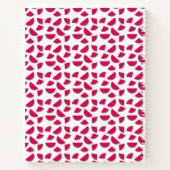 Personalisierte, saftige Frucht, rote Wassermelone Notizblock (Rückseite)