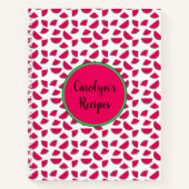 Personalisierte, saftige Frucht, rote Wassermelone Notizblock (Vorderseite)