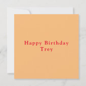 Personalisierte Sagittarius Zodiac-Flachkarte (Rückseite)