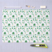 Personalisierte Saint Patricks Leprechaun Clover Seidenpapier (Handwerk)