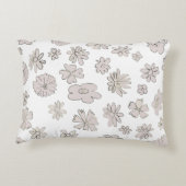 Personalisierte Sake-Namen Datum Typografie Dekokissen (Rückseite)