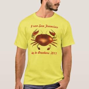 Personalisierte San Francisco Bay-Krabbe von Valxa T-Shirt