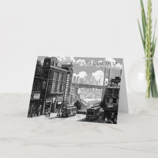Personalisierte San Francisco Card Feiertagskarte