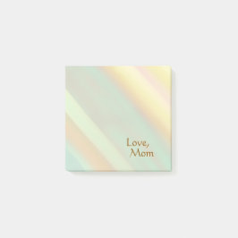 Personalisierte sanfte Pastellfarben  Post-it Klebezettel