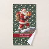 Personalisierte Santa Bath Handtücher in trendigen (Handtuch)