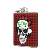 Personalisierte Santa Skull-Flasche Flachmann (Links)