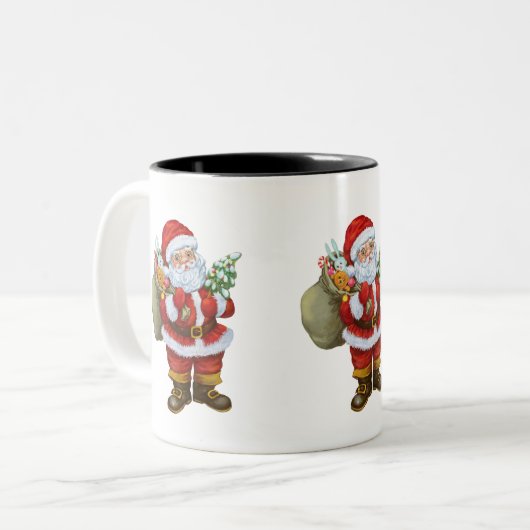 Personalisierte Santa Tasse (Vorderseite Links)