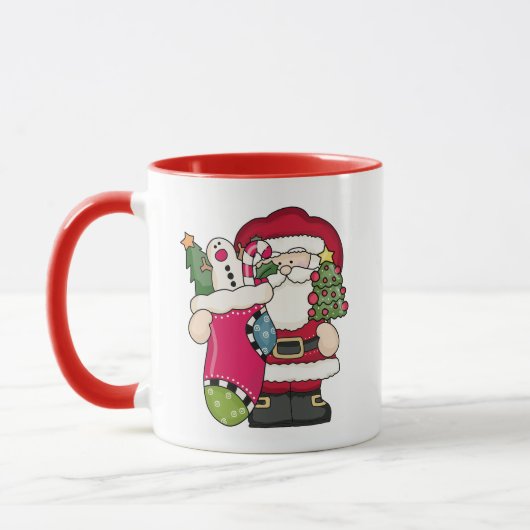 Personalisierte Santa Tasse Santa Claus Tasse (Links)