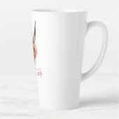 Personalisierte Sassy Highland Kuh Latte Tasse (Rechts)
