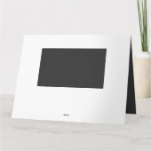 Personalisierte, saubere und nüchterne Grußkarte Karte (Rückseite)