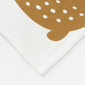 Personalisierte Säugling-Nachrichtenflanken - Säug Fleecedecke (Ecke)