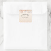 Personalisierte Save the Date Aufkleber (Tasche)