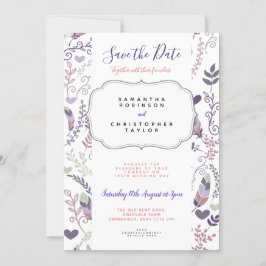 Personalisierte Save the Date Hochzeitseinladung Einladung