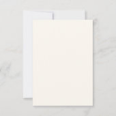 Personalisierte Save-the-Date-Hochzeitseinladung Save The Date (Rückseite)