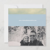 Personalisierte Save the Date Karte (Rückseite)