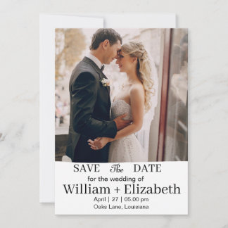 Personalisierte Save-the-Date-Karte mit Foto Save The Date