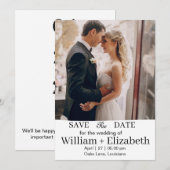 Personalisierte Save-the-Date-Karte mit Foto Save The Date (Vorne/Hinten)