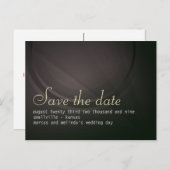 Personalisierte Save the Date Karte unterscheiden (Vorne/Hinten)
